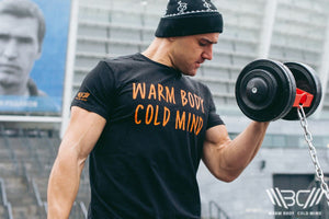 Biceps curl in WBCM T-Shirt