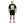 Cotton black T-Shirt Lift Off on lifter (back view) – Warm Body Cold Mind