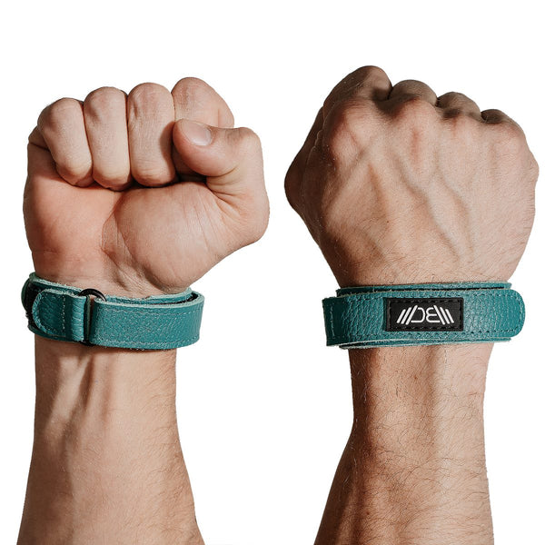 Muñequeras de Cuero Para Gym Agua