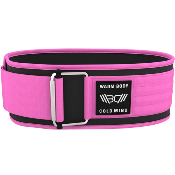 4" Nylon Weightlifting Belt Pink