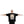 Cotton black T-Shirt Lift Off on lifter (back view, arms raised at shoulder level) – Warm Body Cold Mind