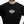 Cotton black T-Shirt Lift Off on lifter (front view, logo WBCM close up) – Warm Body Cold Mind
