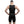 Black WEIGHTLIFTING COMPRESSION SINGLET S-4 on athlete (back view) – Warm Body Cold Mind