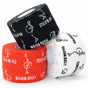 Weightlifting Thumb Tape Mix (Black, Red, White) 3 per pack - Warm Body Cold Mind